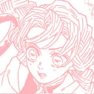 🤍 Mitsuri Kanroji Demon Slayer anime, manga, pink, girl, demon slayer, mitsuri, kanroji telegram sticker