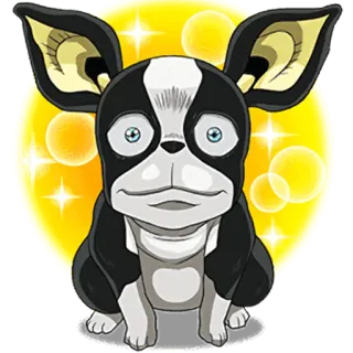 🐶 Iggy JoJo's Bizarre Adventure chien, animé, dessin animé, Iggy, JoJo's Bizarre Adventure whatsapp sticker