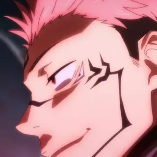 ✨ Sukuna Jujutsu Kaisen Anime, Verflucht, Geist, Bösewicht whatsapp sticker