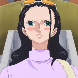 🥰 Nico Robin One Piece anime, charakter, robin, nico, one piece telegram sticker