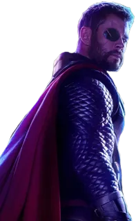 👁 Thor Marvel, super-héros, Avengers, comics, dieu du tonnerre telegram sticker