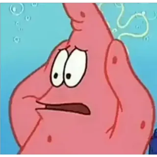 😱 Patrick Star SpongeBob SquarePants Patrick, Patrick Star, SpongeBob, Cartoon, lustig, Meme telegram sticker