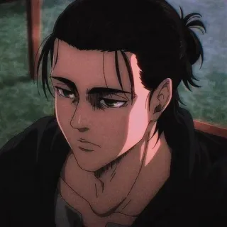 ✨ Eren Yeager Attack on Titan Eren Jaeger, Anime, Ataque a los Titanes, Shingeki no Kyojin, Personaje, Manga telegram sticker