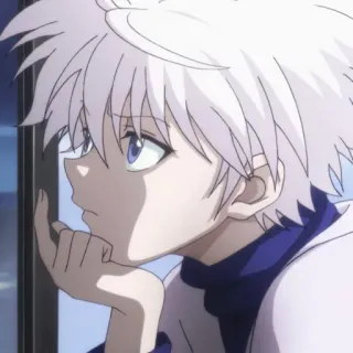 ⚡️ Killua Zoldyck Hunter x Hunter Аниме, Киллуа, Hunter x Hunter, Мультфильм telegram sticker