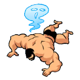 😱 Tod, Fitness, Cartoon, Geist telegram sticker