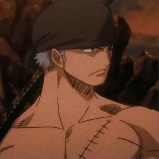 💚 Zoro One Piece anime, one piece, zoro, roronoa zoro, swordsman telegram sticker