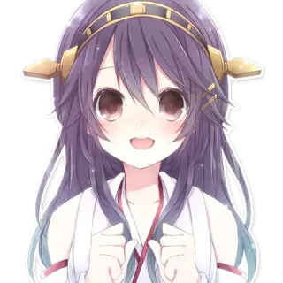 😊 anime girl, cute, manga, anime, illustration, cartoon telegram sticker