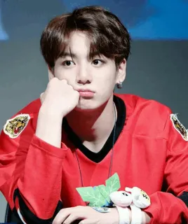 🙁 Jungkook kpop, 偶像, 歌手, 韩国, 男性, 肖像, 人物 telegram sticker
