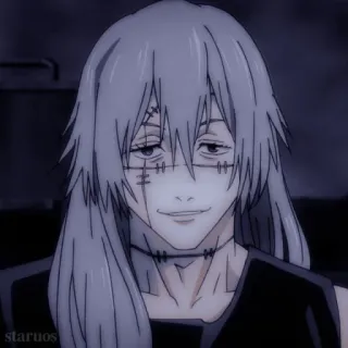 🫐 Mahito Jujutsu Kaisen anime, character, Mahito, Jujutsu Kaisen, manga whatsapp sticker