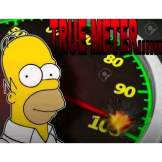 ✅ Homer Simpson The Simpsons TRUE METER whatsapp sticker