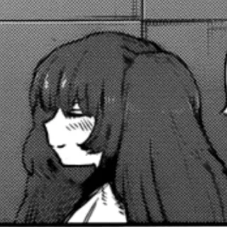 ☺️ Anime, Manga, Donna, Triste, Ragazza whatsapp sticker