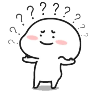 🤷‍♀️ Frage, verwirrt, denken, Cartoon, Figur telegram sticker