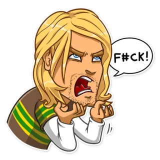 👹 F#CK! xúc phạm, tức giận, hoạt hình, thất vọng, từ chửi thề whatsapp sticker
