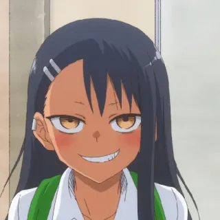 🍬 Nagatoro Don't Toy with Me, Miss Nagatoro Anime, Manga, Nagatoro, Dessin animé telegram sticker