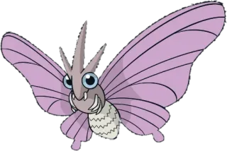 🔵 Butterfree Pokemon Papilusion, Pokémon, Vol, Insecte, Anime telegram sticker