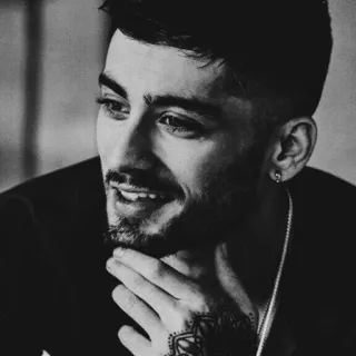 ☁️ Zayn Malik 歌手, 演员, 词曲作者, 艺术家, 男性, 肖像, 名人 telegram sticker