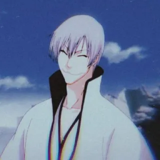 🐍 Gin Ichimaru Bleach Anime, Manga, Bleach, Gin Ichimaru, Charakter telegram sticker