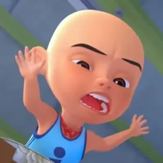 🦠 Cartoon, Gesichtsausdruck, Frustration, Figur telegram sticker