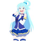 ๐ Aqua Konosuba anime, konosuba, aqua, isekai, goddess, anime girl telegram sticker