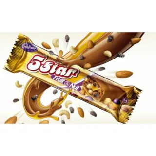 🍫 5 Star Fruit & Nut cioccolato, caramelle, noci, dolce, cibo whatsapp sticker