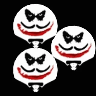 🌀 Joker 조커, 악당, DC 코믹스, 배트맨, 광대, 사악한 미소 whatsapp sticker