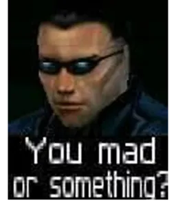 😮 You mad or something? Meme, Marah?, Pertanyaan, Sikap, Meme internet telegram sticker