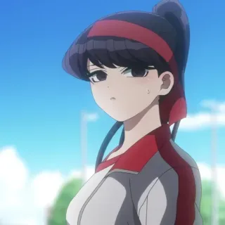 🍬 Komi Shouko Komi Can't Communicate Anime, Komi Can't Communicate, Komi Shouko, fofa, menina, uniforme escolar telegram sticker