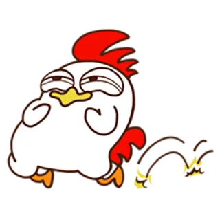 😆 Huhn, Cartoon, Tier, Vogel, Lustig, Süß telegram sticker