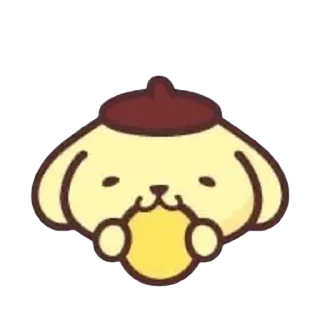 pompompurin ⋆ @tulikettuwu whatsapp stickers