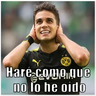 🙄 Haré como que no lo he oído man, person, soccer, football, sports, player telegram sticker