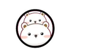 🙂 osos, lindo, animales, dibujos animados telegram sticker