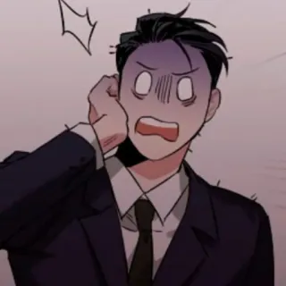 🍾 shocked, businessman, angry, reaction, irritated telegram sticker