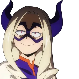 😏 Mount Lady My Hero Academia Anime, Héroe, Mount Lady, My Hero Academia, Personaje, Superhéroe telegram sticker