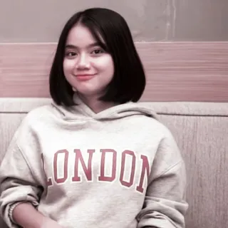 💗 LONDON женщина, толстовка, лондон, девушка, портрет whatsapp sticker