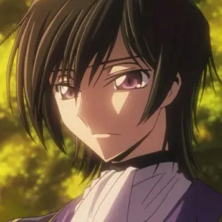 🔗 Lelouch Lamperouge Code Geass Anime, Desenho animado, Personagem, Lelouch, Code Geass telegram sticker