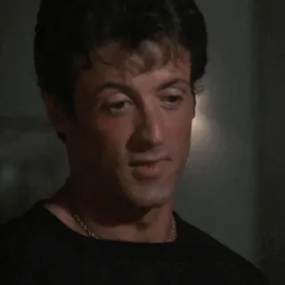 🌑 Sylvester Stallone actor, movie, portrait, man, stallone telegram sticker