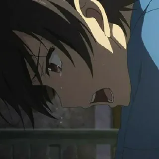 ✨ triste, animé, pleurer, émotionnel, homme, contrarié, adolescent telegram sticker
