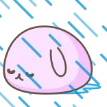🌧 บล็อบ, น่ารัก, เศร้า, ฝนตก, เมฆ, คาวาอิ, ง่วง telegram sticker