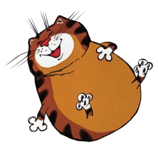 🤣 gato, dibujos animados, feliz, animal, lindo whatsapp sticker