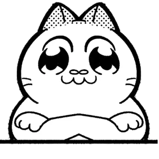 🙂 แมว, น่ารัก, สัตว์, มีม, น่าเอ็นดู, การ์ตูน telegram sticker