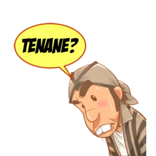 😕 TENANE? telegram sticker