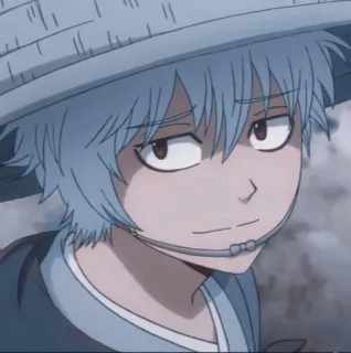 🧊 Sakata Gintoki Gintama Anime, Personnage, Samouraï, Chapeau, Gintama, Sakata Gintoki telegram sticker