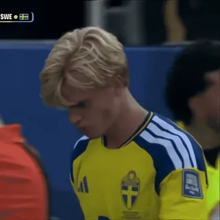 π Lucas Bergvall Sweden national football team whatsapp sticker