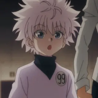 ⚡️ Killua Hunter x Hunter 99 Anime, Hunter x Hunter, Killua, Killua Zoldyck, Personaje, Pegatina whatsapp sticker