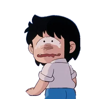 😭 anime, crying, sad, cartoon, character telegram sticker