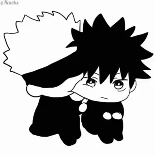 ❤️ Anime, Personaggio, Chibi, Manga, Arte, Illustrazione telegram sticker
