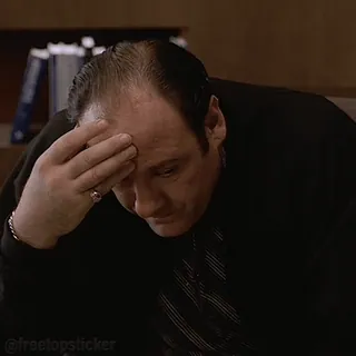🤨 Tony Soprano The Sopranos telegram sticker