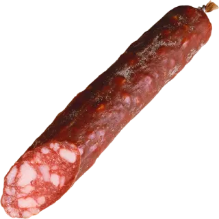 🍖 ซาลามี, เนื้อ, อาหาร, ไส้กรอก, เนื้อแปรรูป telegram sticker