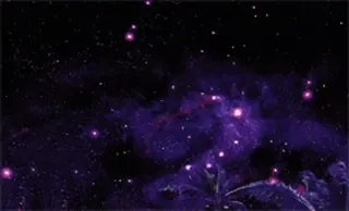 🌌 космос, галактика, звезды, туманность, фиолетовый, ночь telegram sticker