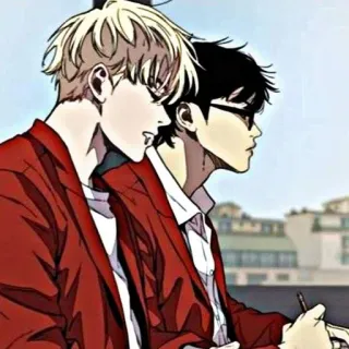 💥 anime, manga, cartoon, illustration, characters, portrait telegram sticker